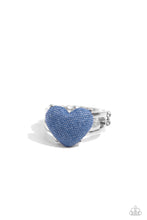 Load image into Gallery viewer, paparazzi-accessories-denim-daydream-blue-ring
