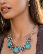 Load image into Gallery viewer, Cowboy Casanova - Blue Necklace - Paparazzi Jewelry

