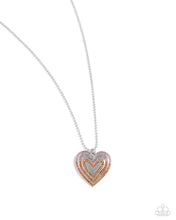 Load image into Gallery viewer, paparazzi-accessories-hallucinatory-hearts-orange-necklace
