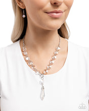 Load image into Gallery viewer, Celestial Class - White Necklace - Paparazzi Jewelry
