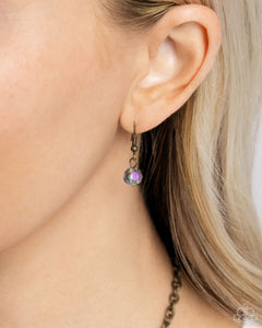 Celestial Class - Brass Necklace - Paparazzi Jewelry