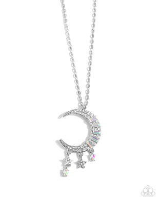 paparazzi-accessories-lunar-landmark-white-necklace