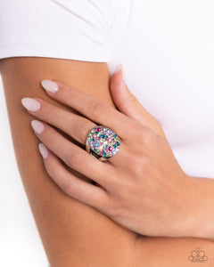 Pampered Pattern - Multi Ring - Paparazzi Jewelry