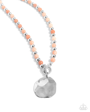 paparazzi-accessories-textured-trinket-orange-necklace