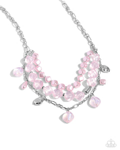 paparazzi-accessories-cubed-cameo-pink-necklace