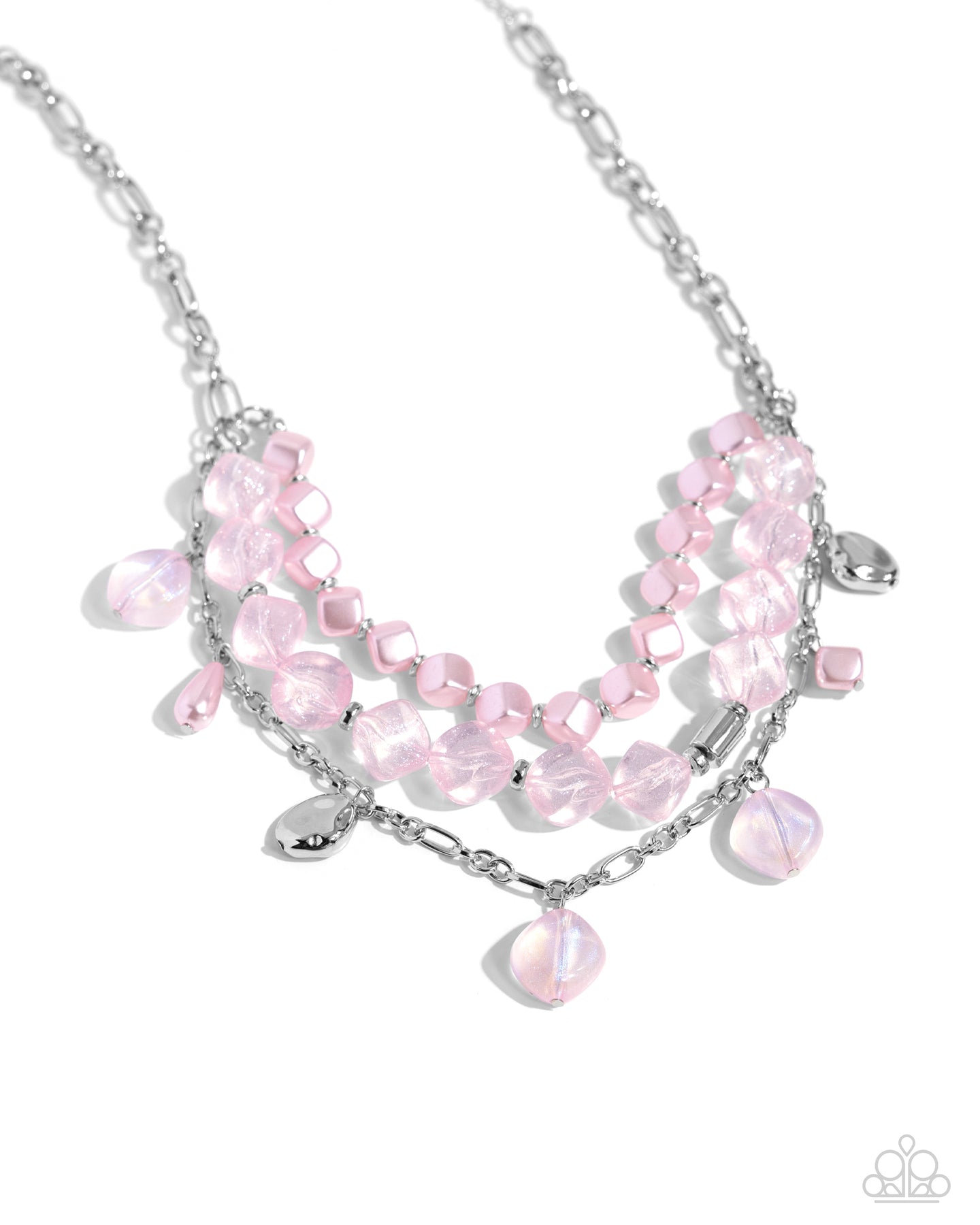 paparazzi-accessories-cubed-cameo-pink-necklace