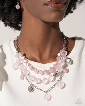Load image into Gallery viewer, Cubed Cameo - Pink Necklace - Paparazzi Jewelry
