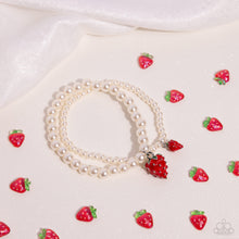 Load image into Gallery viewer, Strawberry Season - Red Bracelet - Paparazzi Jewelry

