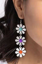 Load image into Gallery viewer, Daisy Dame - Purple Earrings - Paparazzi Jewelry
