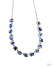 Load image into Gallery viewer, paparazzi-accessories-gallery-glam-blue-necklace
