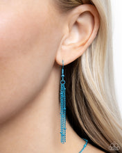 Load image into Gallery viewer, Bejeweled Basic - Blue Necklace - Paparazzi Jewelry
