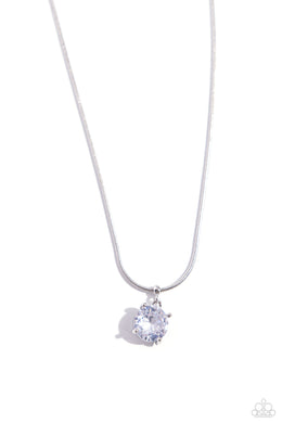 paparazzi-accessories-pronged-premiere-white-necklace