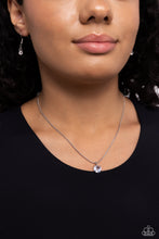 Load image into Gallery viewer, Pronged Premiere - White Necklace - Paparazzi Jewelry
