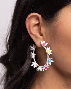 Flower Vine - Multi Earrings - Paparazzi Jewelry