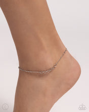Load image into Gallery viewer, Satellite Shimmer - Silver Anklet - Paparazzi Jewelry
