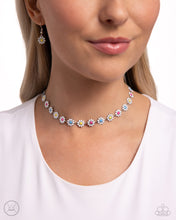 Load image into Gallery viewer, Floral Falsetto - White Necklace - Paparazzi Jewelry
