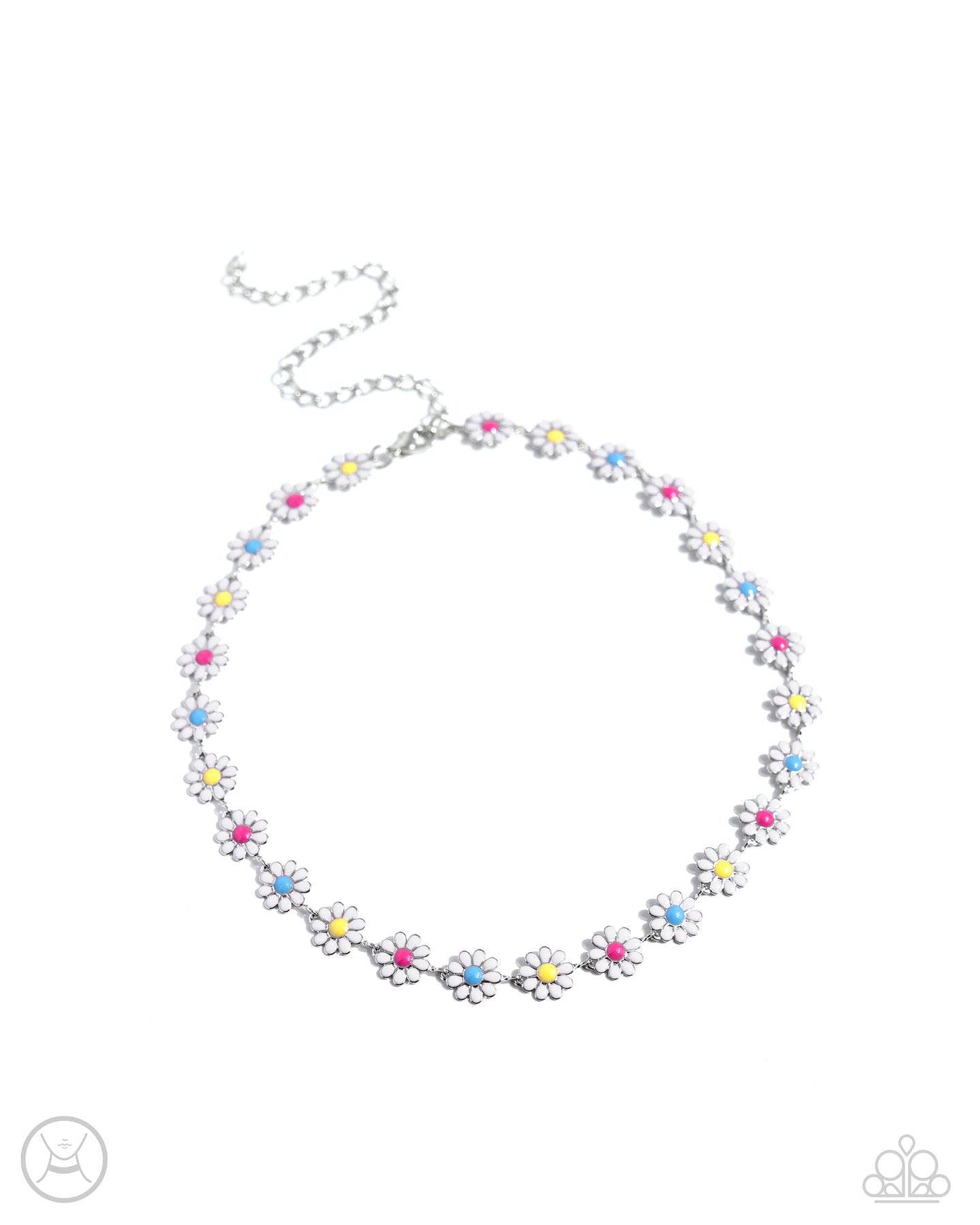 paparazzi-accessories-floral-falsetto-white-necklace