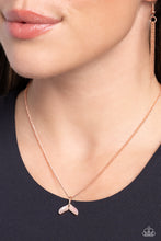 Load image into Gallery viewer, Mermaid Masterpiece - Copper Necklace - Paparazzi Jewelry
