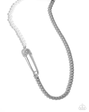 paparazzi-accessories-safety-pin-style-white-necklace