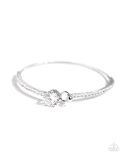 Load image into Gallery viewer, paparazzi-accessories-gamut-glam-white-bracelet
