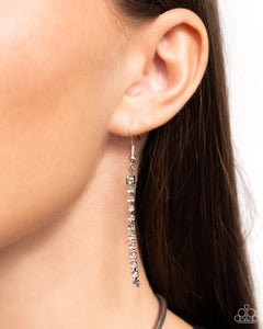Knotted Keeper - White Necklace - Paparazzi Jewelry