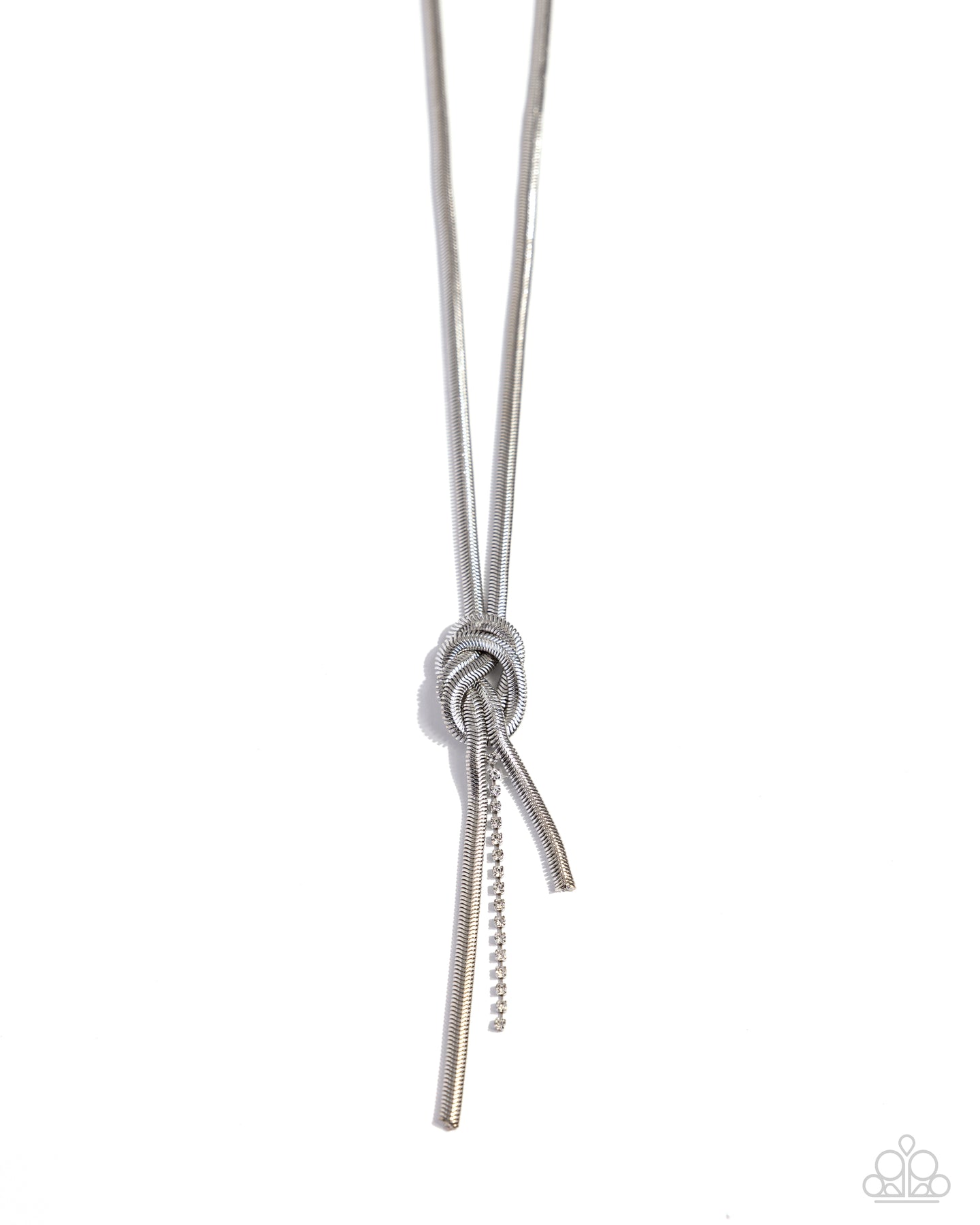 paparazzi-accessories-knotted-keeper-white-necklace