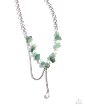 Load image into Gallery viewer, paparazzi-accessories-nostalgically-noble-green-necklace
