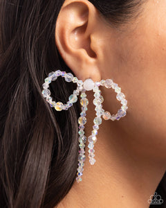Butler Bowtie - Multi Post Earrings - Paparazzi Jewelry