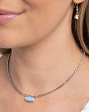 Load image into Gallery viewer, Dynamic Delicacy - Blue Necklace - Paparazzi Jewelry
