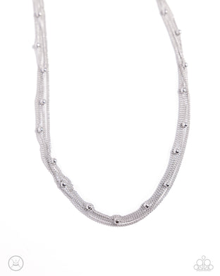 paparazzi-accessories-satellite-strands-silver-necklace