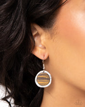 Load image into Gallery viewer, Pendant Paradox - Brown Earrings - Paparazzi Jewelry

