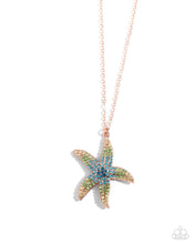 Load image into Gallery viewer, paparazzi-accessories-starfish-staycation-copper-necklace

