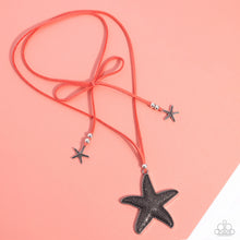 Load image into Gallery viewer, Starfish Sentiment - Orange Necklace - Paparazzi Jewelry
