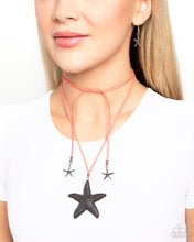 Load image into Gallery viewer, Starfish Sentiment - Orange Necklace - Paparazzi Jewelry
