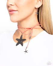Load image into Gallery viewer, Starfish Sentiment - Orange Necklace - Paparazzi Jewelry
