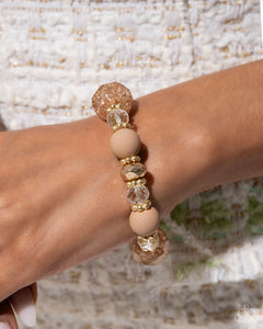 Sweetly Shattered - Brown Bracelet - Paparazzi Jewelry