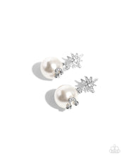 Load image into Gallery viewer, paparazzi-accessories-cosmic-character-white-post earrings
