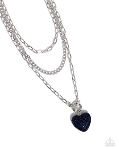 paparazzi-accessories-heart-gallery-blue-necklace