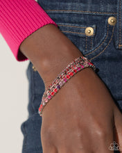 Load image into Gallery viewer, Serendipitous Strands - Red Bracelet - Paparazzi Jewelry
