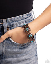 Load image into Gallery viewer, Textured Tribute - Copper Bracelet - Paparazzi Jewelry
