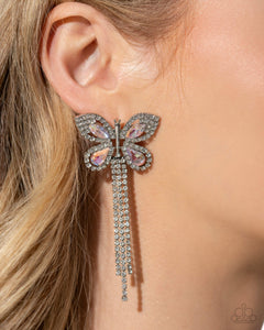 Next SOAR - Pink Post Earrings - Paparazzi Jewelry