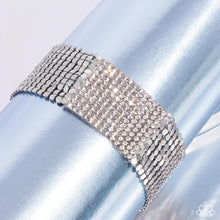 Load image into Gallery viewer, Disco Dame - White Bracelet - Paparazzi Jewelry
