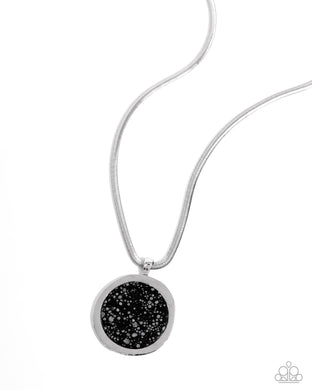 paparazzi-accessories-pendant-puzzle-black-necklace