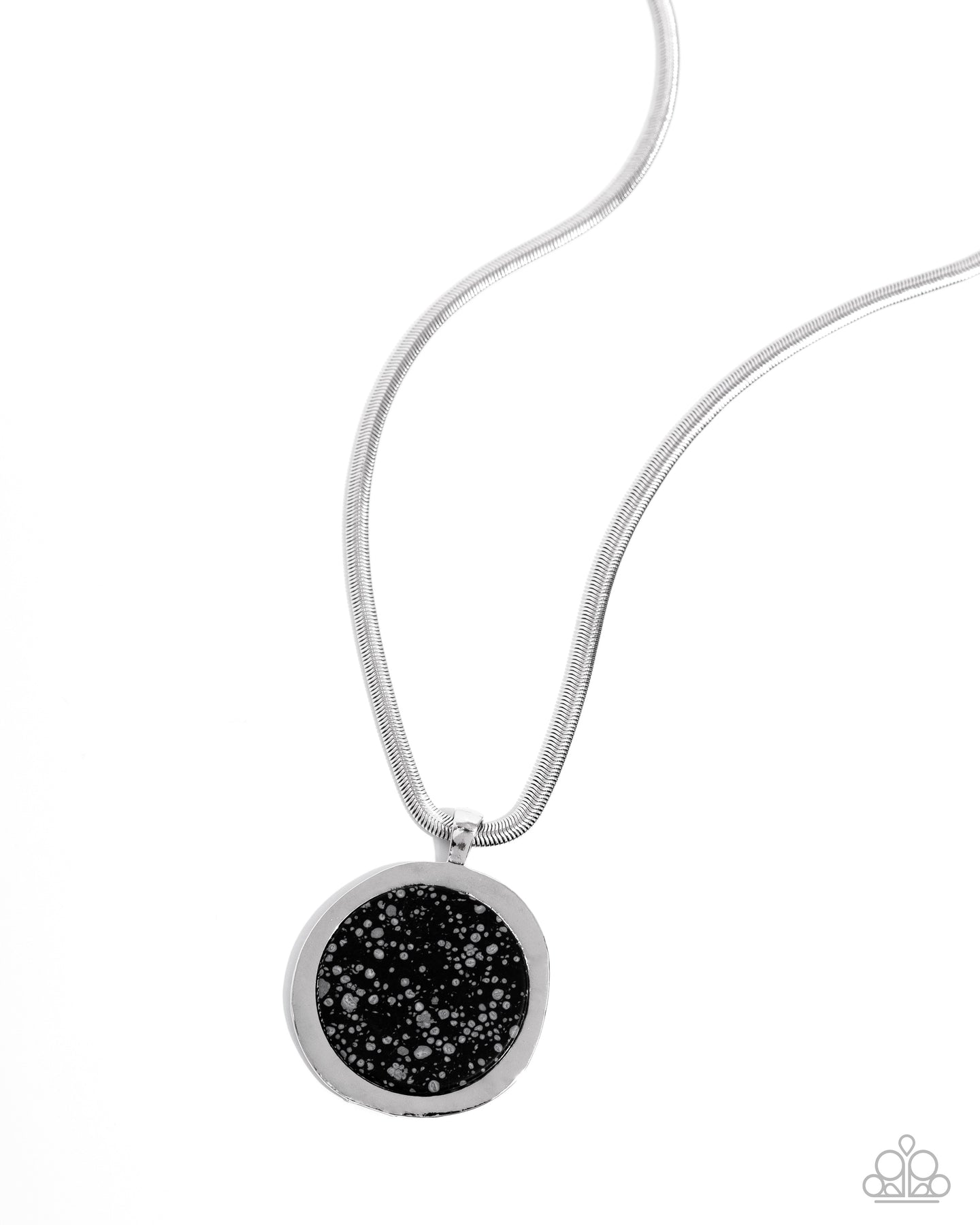 paparazzi-accessories-pendant-puzzle-black-necklace