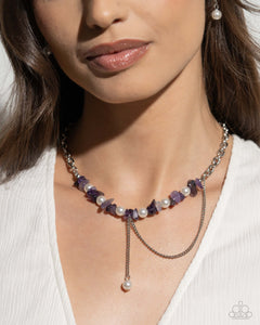 Nostalgically Noble - Purple Necklace - Paparazzi Jewelry
