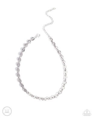 paparazzi-accessories-abstract-advocate-silver-necklace