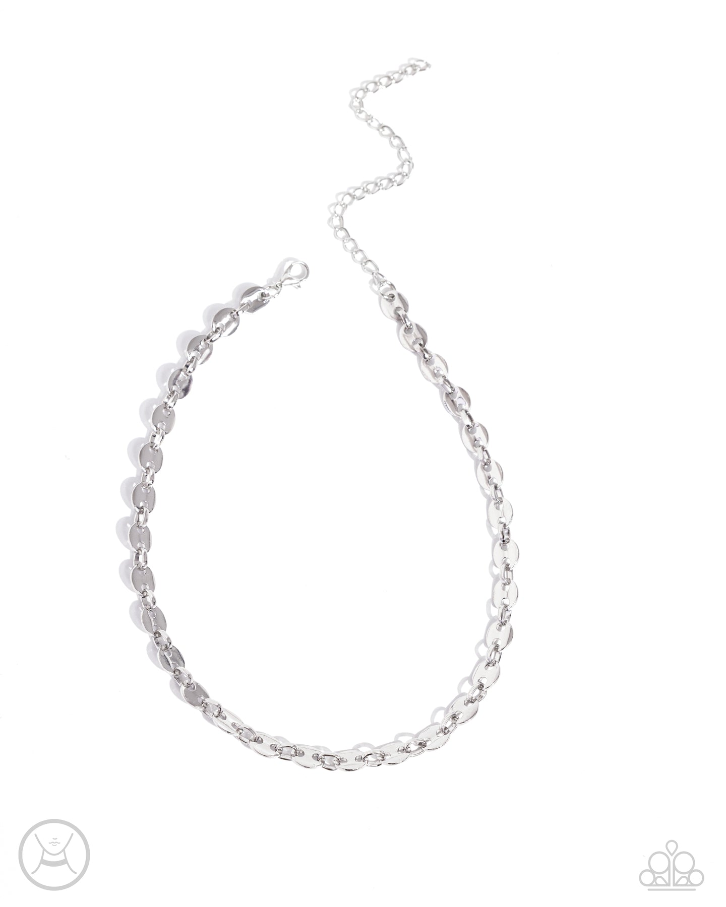 paparazzi-accessories-abstract-advocate-silver-necklace