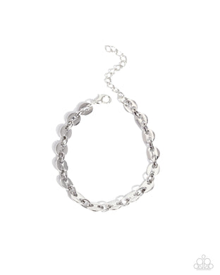 paparazzi-accessories-abstract-adventure-silver-bracelet