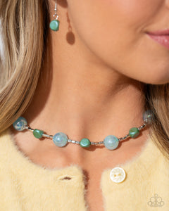 Malibu Makeover - Blue Necklace - Paparazzi Jewelry