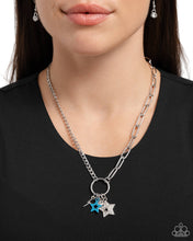 Load image into Gallery viewer, Stellar Sighting - Blue Necklace - Paparazzi Jewelry
